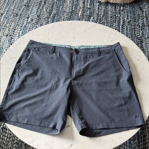 7 Diamonds Men’s Dynamic Performance Shorts Size 36 Excellent Navy Blue